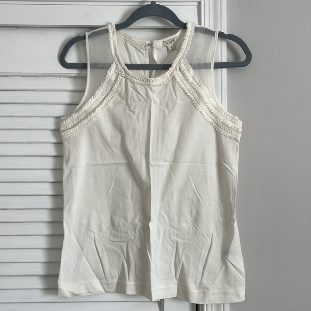 J Crew Factory Cream Tank Top